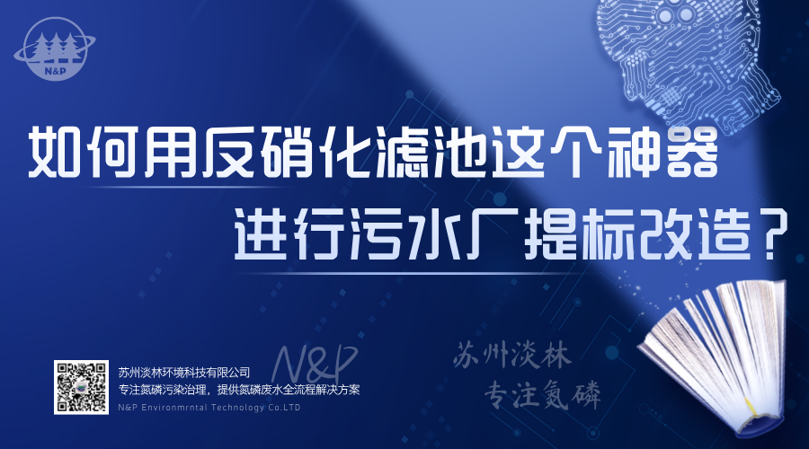 淡林百科｜如何用反硝化滤池这个神器进行污水厂提标改造？